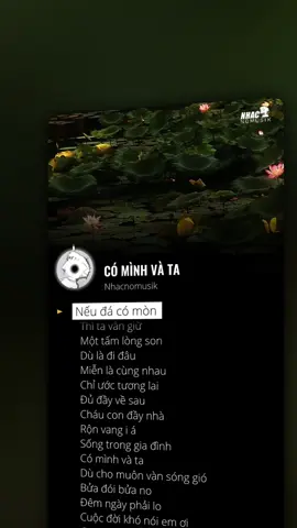 Nếu sông có cạn Nếu đá có mòn Thì ta vẫn giữ Một tấm lòng son Dù là đi đâu Miễn là cùng nhau Chỉ ước tương lai Đủ đầy về sau Cháu con đầy nhà Rộn vang i á Sống trong gia đình Có mình và ta #nhacnomusik #lyrics #remix #tamtrang #xuhuong2025 