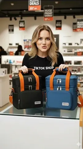 Bolsa térmica dois andares por um preço imperdível de Black Friday 😱 #bolsatermica #blackfridaytiktokshop #marmita #promocao #tiktokshop 