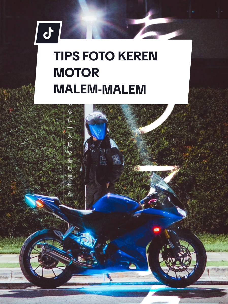 Tips foto motor malem ala jejepangan biar jadi lebih keren, semoga bermanfaat 🙌🏻 #tipsfoto #mobilephotography #editfoto #motorcycle #r15v3 