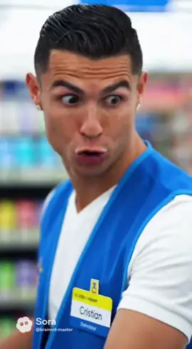 Chicos, lo del OXXO era IA, ellos en realidad trabajan en un Walmart en el turno diurno. #cr7 #messi #siuuu #walmart #cristianoronaldo 