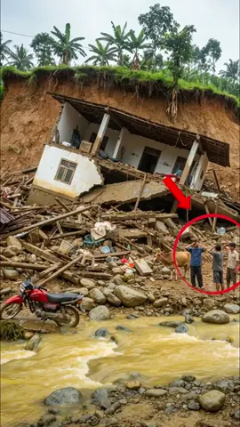 The Collapse no One Show Coming 🚨 #disaster #landslide #shortvideo 