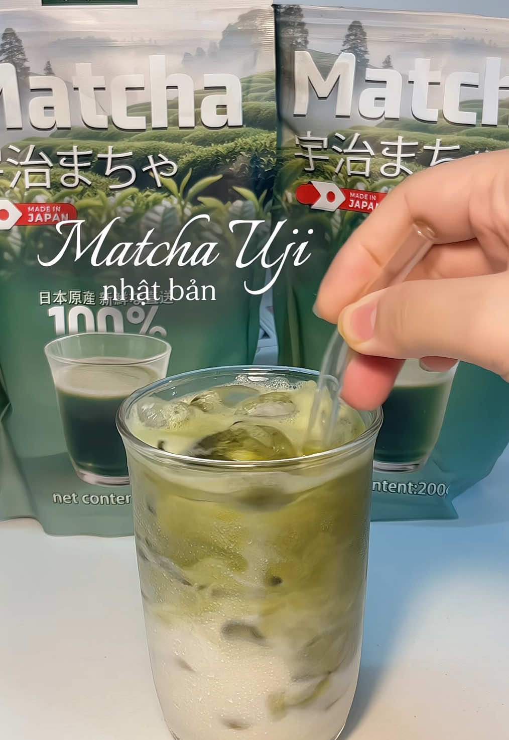 eo ơi ngày nào cũng ohair 1 ly matcha latte hehe 😘✨ mọi người tham khảo thử em Matcha Uji này nhen ✨✨✨ #sontungmtp #matchalatte #matcha #tiktokshop #pmd_sg 