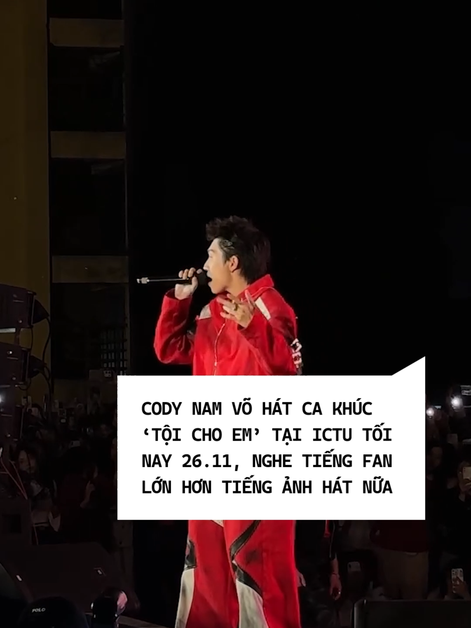 Cody Nam Võ hát ca khúc Tội Cho Em tại ICTU #fantasticentertainment #fantasticnetwork #anhtraisayhi #codynamvo #xuhuong #viral