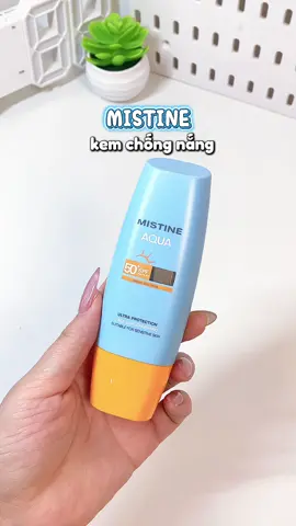Chống nắng tốt, finish mỏng nhẹ , không bết dính #unboxing #mistinevn #kemchongnang #kemchongnangmistine #reviewlamdep 