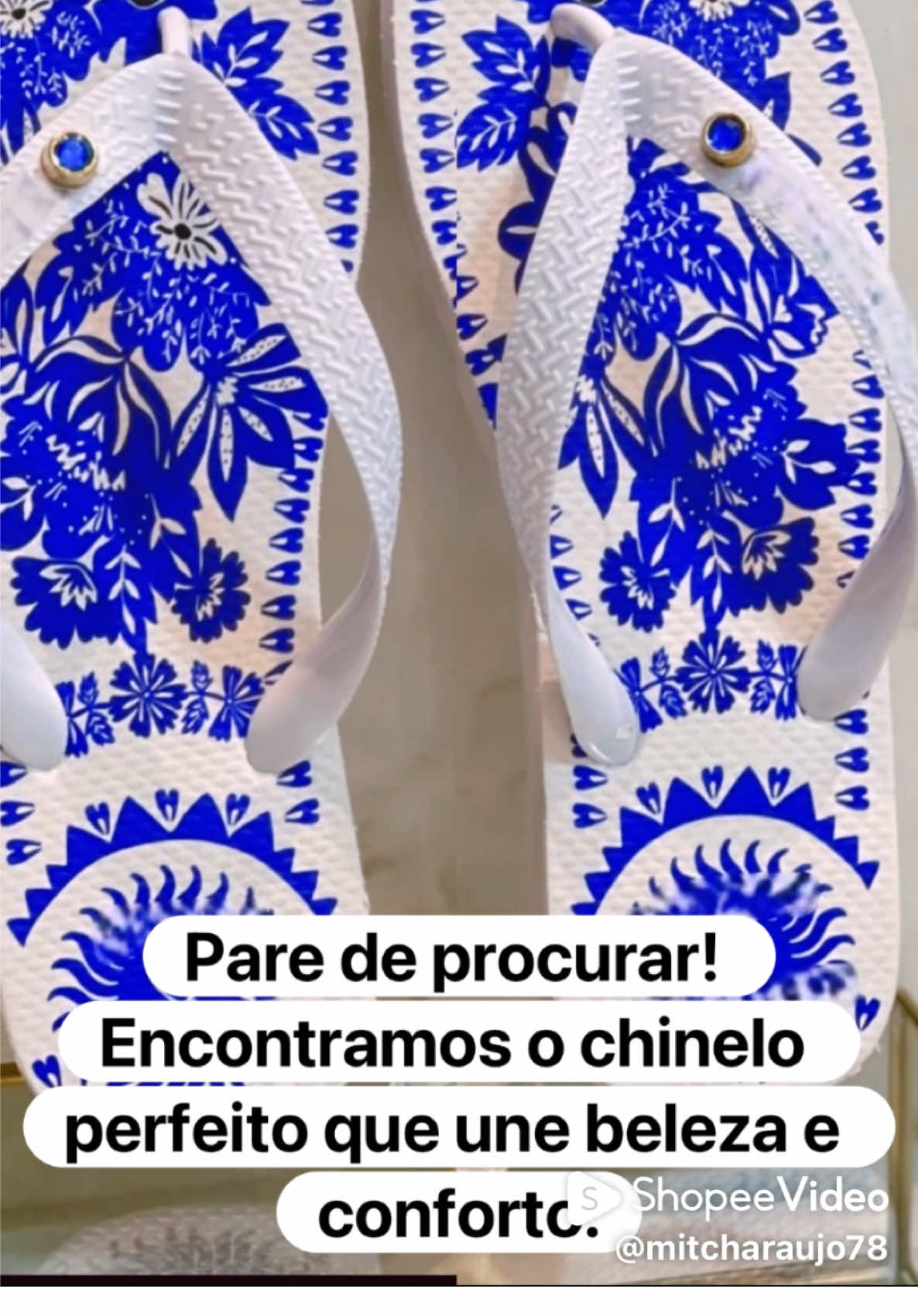 Confira Chinelo Feminino Leve Azul Floral – Tira Confortável, Sola Flexível com 57% de desconto! SOMENTE HOJE! 🔥🔥🔥  R$21,49.  ID: AUH-GSB-BAE #acahdinhos #achadinhosdashopee #modafeminina #shopee #comprinhasshopee 