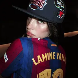 Billie Eilish ft. Lamine Yamal 🥰🤗 (DM FOR PROMO) #lamineyamal #billieeilish #football #barca #viral 