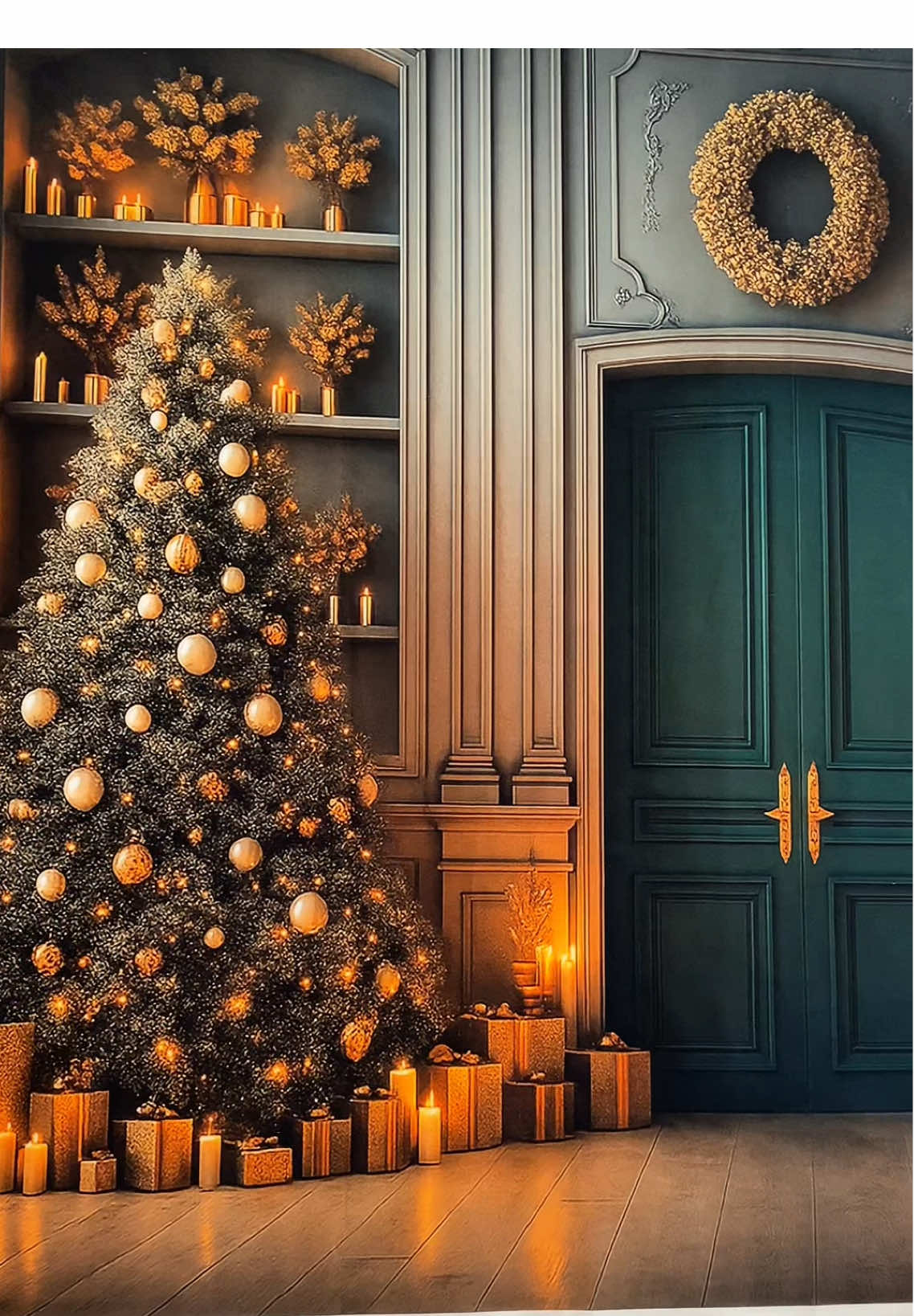 ผ้าพื้นหลัง ตกแต่งบ้านในวันคริสต์มาส #ผ้าพื้นหลัง #ผ้าติดผนัง #ผ้าตกแต่งห้อง #ผ้าพื้นหลังติดผนัง 