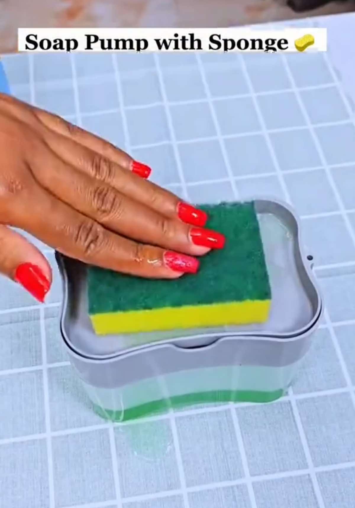 Soap Pump Dispenser with Sponge የሳሙና መጭመቂያ ከነስፖንጁ #fyp #ethiopian_tik_tok #viral #onlineshopping #newtiktokfeature 
