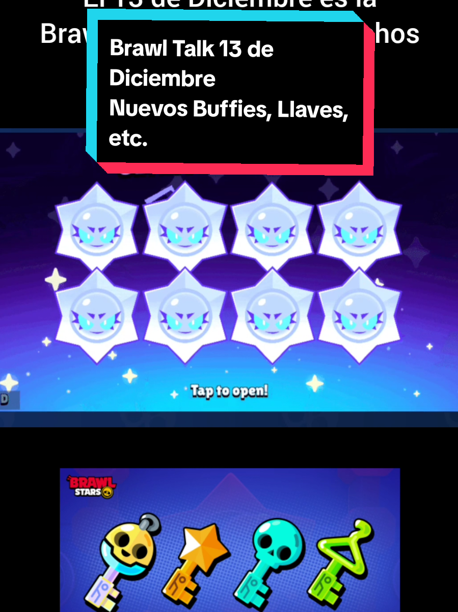 Nuevos Buffies, Nuevas Llaves, Nuevos Drops, Nuevo Brawl Pass y demás cosas en la Brawl Talk el 13 de Diciembre #strangerthings #brawlstars #fypシ゚ 