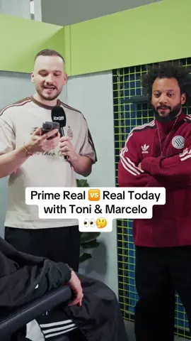 @Toni Kroos 🤝 @marcelotwelve  Iconic discussions in the  Barbershop by Philips OneBlade… 👀😮‍💨 #TheIconLeague