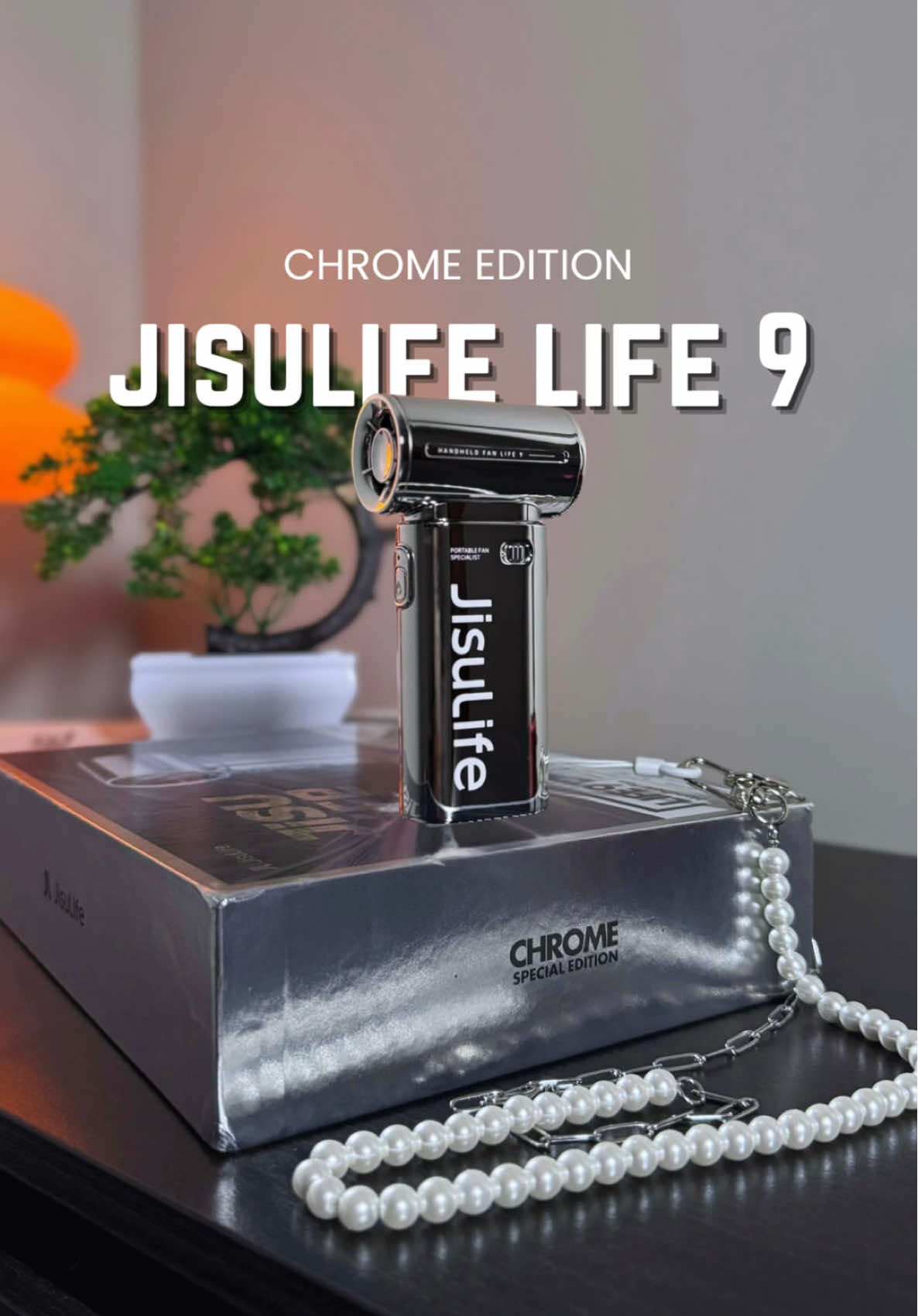 This JisuLife Life9 - Chrome Edition is on another level! 🩶🥶 @Jisulife-PH  #JisuLife #JisuLifeChromeSpecialEdition #JisulifeLife9 #JisuLifeMiniFan #SIRPER 