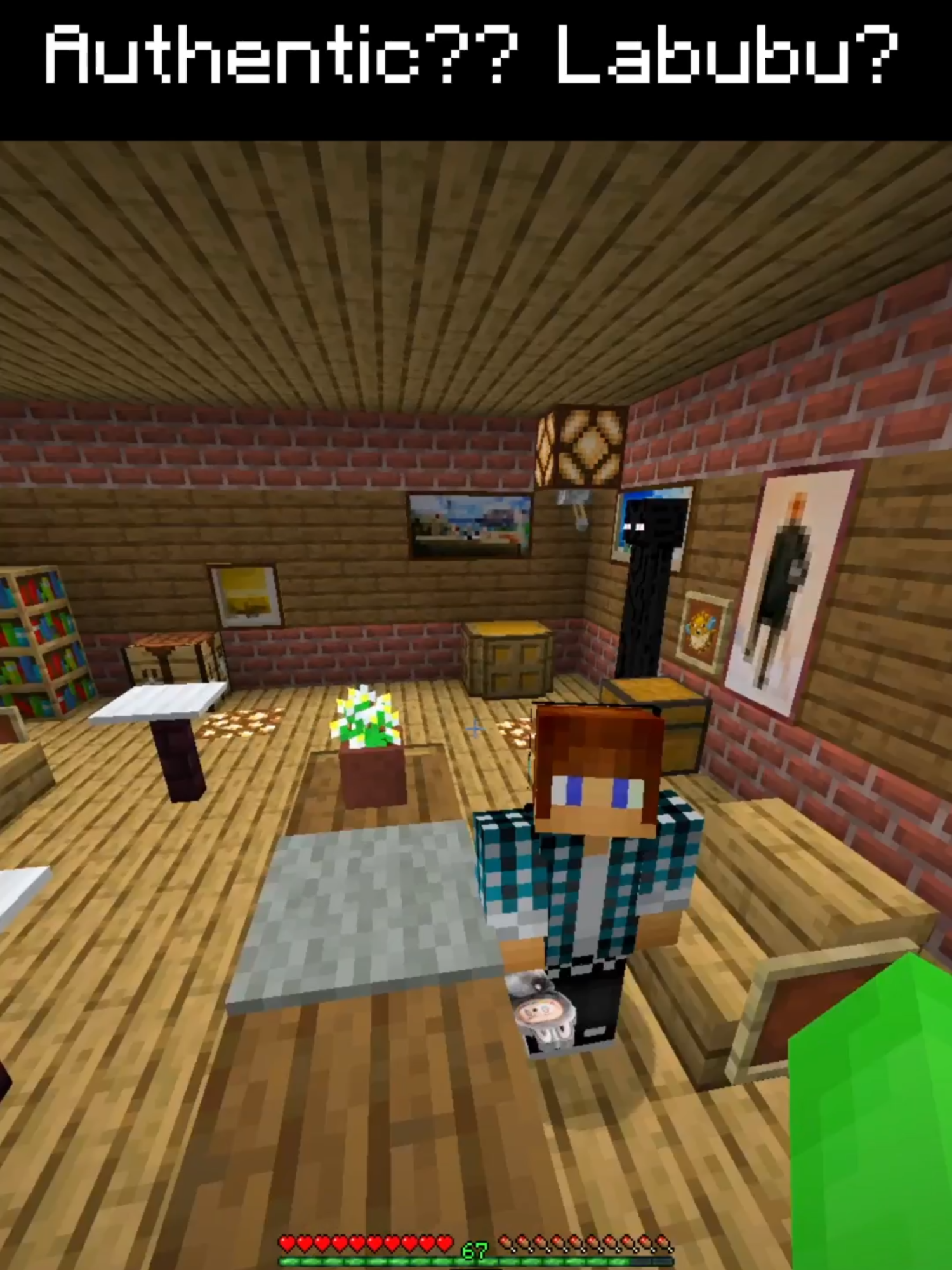 Authenthic e Labubu? . . #Minecraft #minecraftmemes #engracado #viral