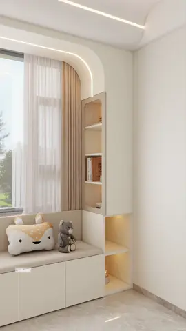 Decor phòng ngủ hiện đại gam màu hot 2025, tối ưu công năng với bàn L liền kệ và ánh sáng tự nhiên tràn vào ☘️ #decorphongngu #noithatphongngu #xuhuongtiktok #noithatbhcom 