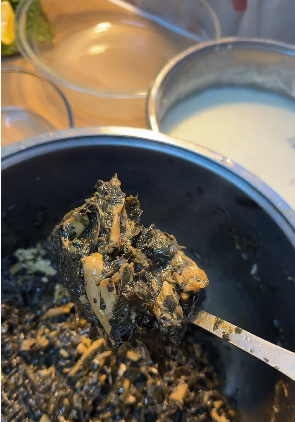 #طبخاتي_الشهية #ملوخيه_زر #ارمان_بلبن_اكلات_حلبية_💕 #تفضلوا 