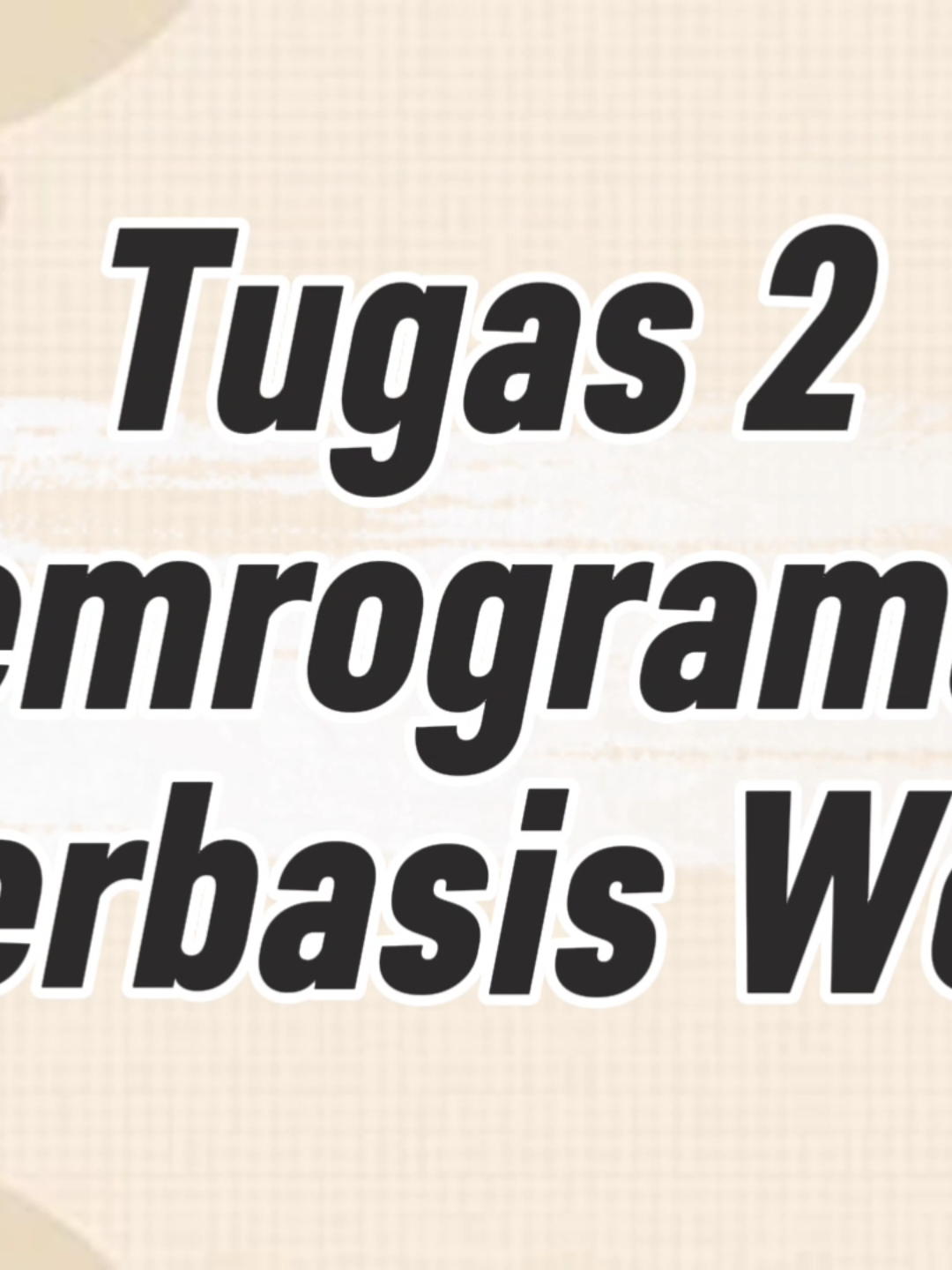 Video ini dibuat untuk memenuhi Tugas 2 Pemrograman Berbasis Web #web #html #ut 