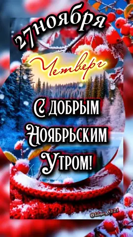 27 ноября С добрым утром🌞🥰🌞 #доброеутро #чудесногодня #хорошегонастроения #liliya_6121 #27ноября 