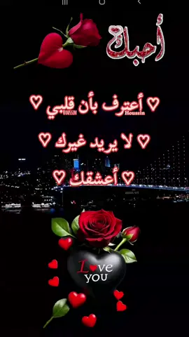 أعترف بأن قلبي لا يريد غيرك #houssin 