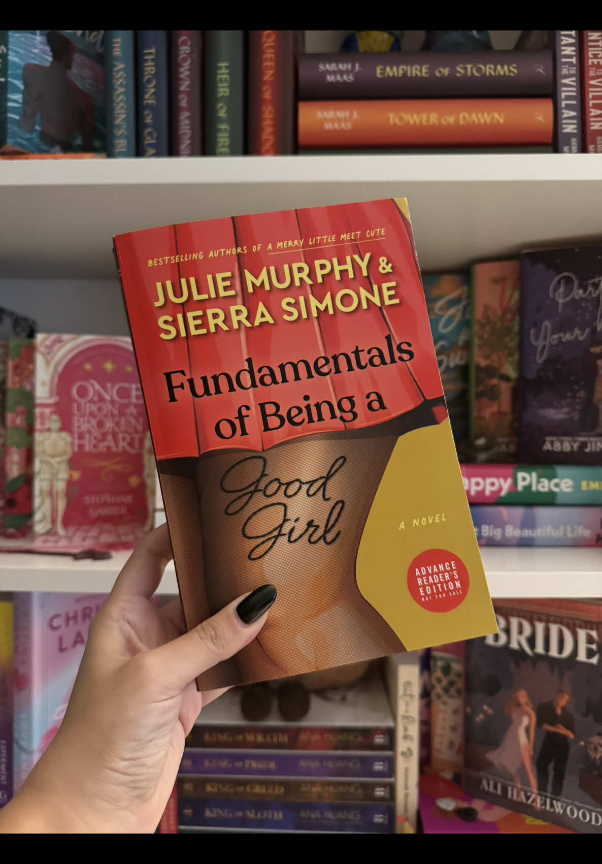 🎉 Goodreads Giveaway WINNER 🎉 📚 Fundamentals of Being a Good Girl by Julie Murphy and Sierra Simone  I am so insanely happy to have won another Goodreads giveaway!! 🥰 I love that publishers do these free giveaways on Goodreads! This book sounds so phenomenal I need to read it IMMEDIATELY!! It has one of my all time favorite tropes - single dad. Yup yup yup I will be eating this up! 😍 Happy reading everyone! ☺️ #BookTok #fyp #asmr #books #BookRecommendations 