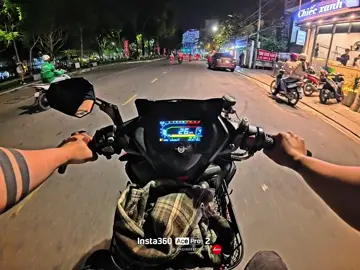 Chán thì tối dạo phố ngắm tr mây hiu quạnh #cantho #xuhuong #ex155vva #y16zr #acepro2 