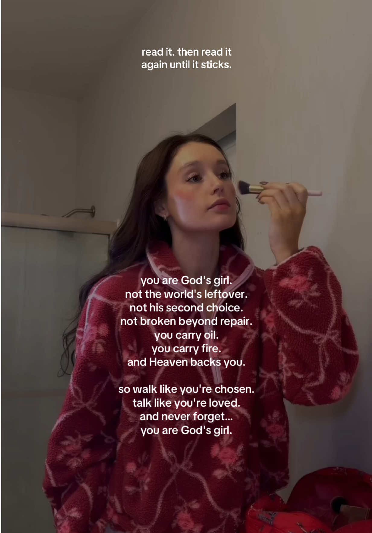 and He is the ultimate girl Dad.🤍 you are His first choice. you are created on purpose with great purpose. and you are loved beyond measure.✨