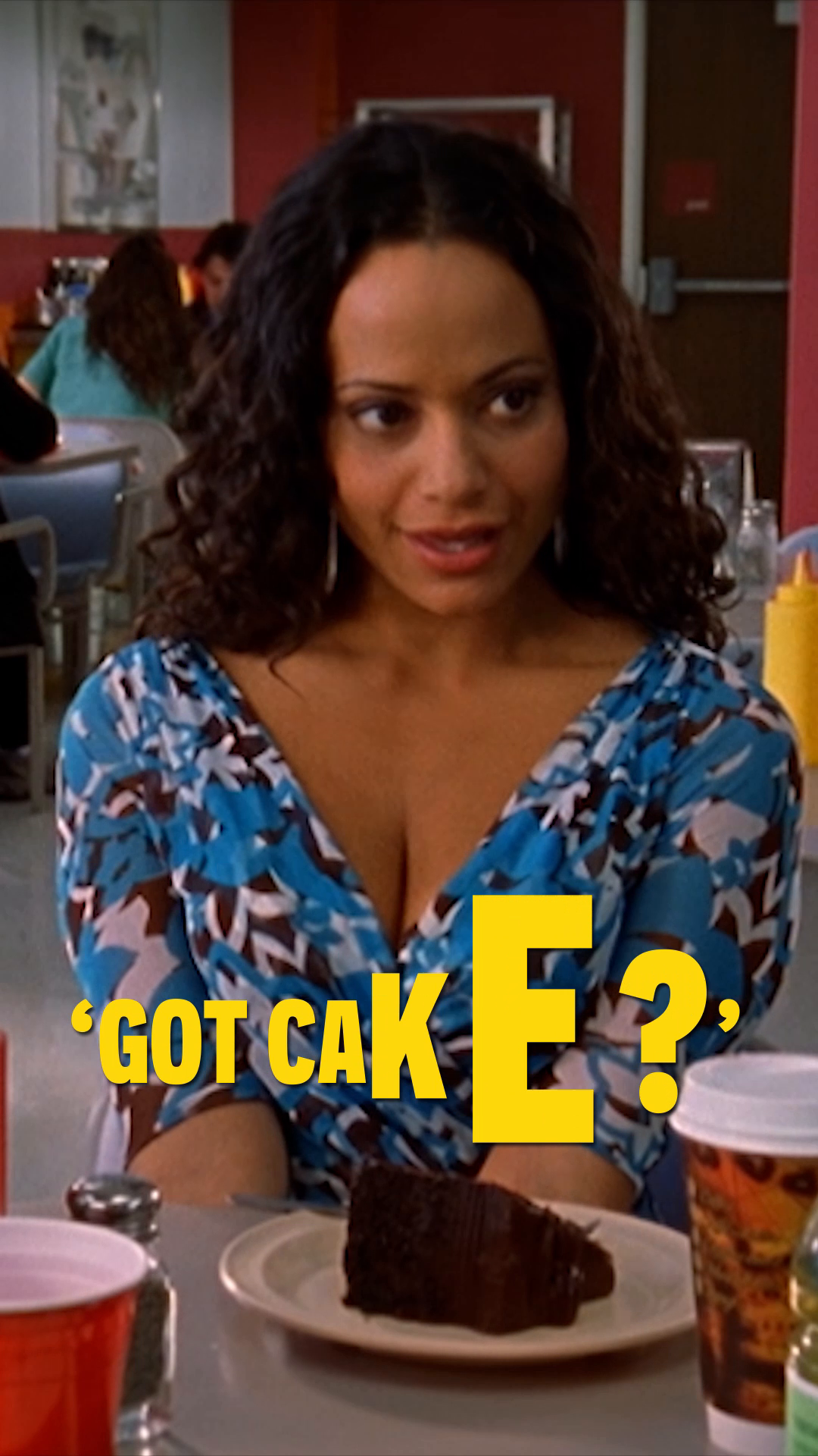 Try it, maybe you'll get cake today 🤭 🍰 #NationalCakeDay #Scrubs