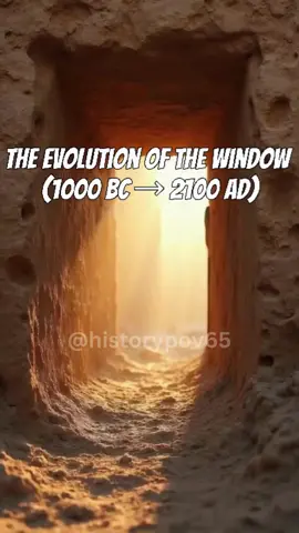 The Evolution Of the Window  (1000 BC —>2100 AD) #fyp #evolution #Window #timelapse #usa 