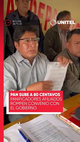 La Confederación Nacional de Panificadores de Bolivia (Conapabol) determinó incrementar y vender a 80 centavos la unidad de pan a nivel nacional a partir de este miércoles 26 de noviembre. El dirigente Rubén Ríos acusó al viceministro de Comercio y Logística Interna, Gustavo Serrano, de no convocarlos a dialogar y romper el convenio con el sector. #Economía #Pan #Incremento #Subvención #Unitel