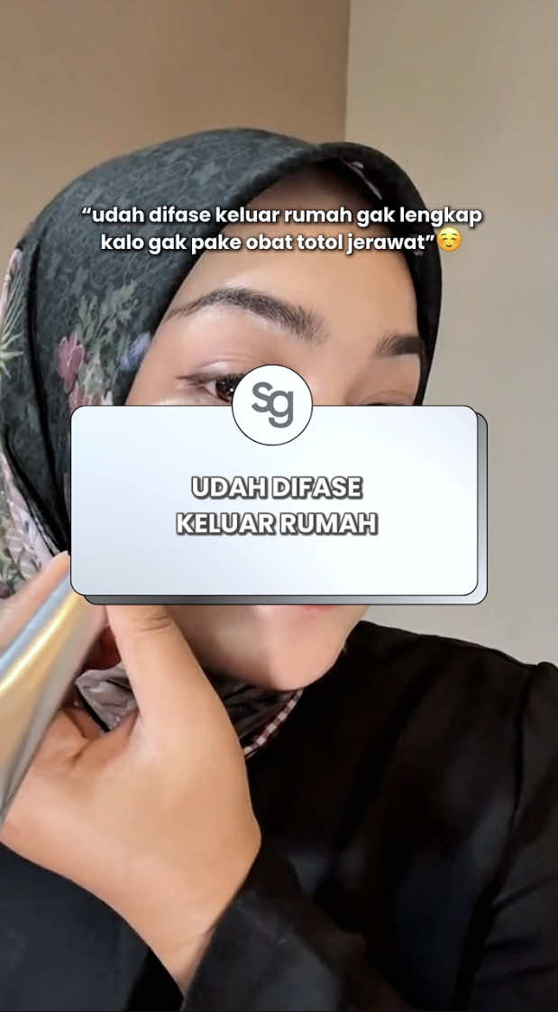 Udah di fase keluar rumah gapapa pake obat totol jerawat… #krimtotoljerawatlegend #kindwaterymoisturizer #kindcreammoisturizer #skingame 