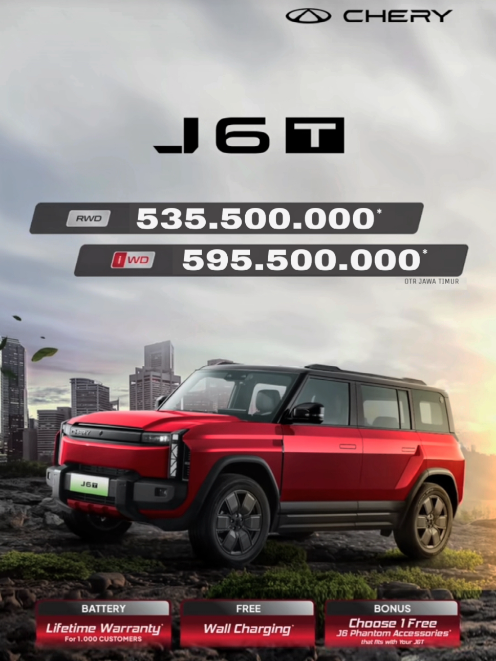 J6T BARU BARU BARUUUUU LEBIH GAHARRRRR !!!! #chery #cherymotorindonesia #cherysurabaya #cheryj6 #J6T