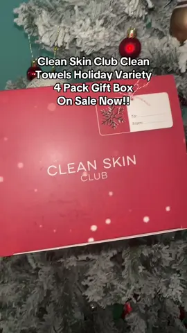 Perfect gift ideas for this holiday🎄🎅🎁 @Clean Skin Club #cleanskinclub #christmasgiftideas #tiktokshopblackfriday #tiktokshopcreatorpicks #blackfridaydeals 