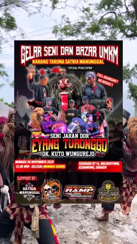 Eyang Turonggo Hadir kembali 30 November 2025 (SIANG) Di Sidodadi Mojodoyong, untuk info lebih jelas bisa menyimak pamflet yang tertera di video berikut, Terimakasih🫡 BAGI YANG BERMINAT GABUNG SALURAN WA EYANG TURONGGO LINK ADA DI BIO EYANG TURONGGO SAKJOSEE🔥🔥🔥 #eyangturonggowungurejo #eyangturonggo #boloreogsragenkaranganyar #jarandorsragenkaranganyar #nguriuribudoyojawi