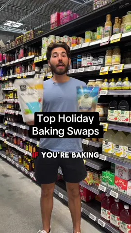 Make these easy swaps if you’re baking this Holiday season!  #holidaybaking #healthyswaps 