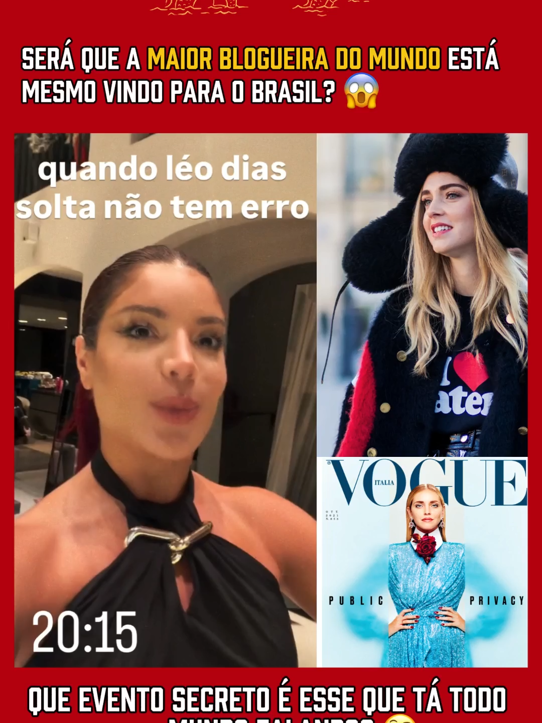 Chiara Ferragni, a primeira influenciadora de moda do mundo no BRASIL! #eventoclipfy #chiaraferragni #fofoca #blogueira #influencer #EpicEra @clipfyai.league