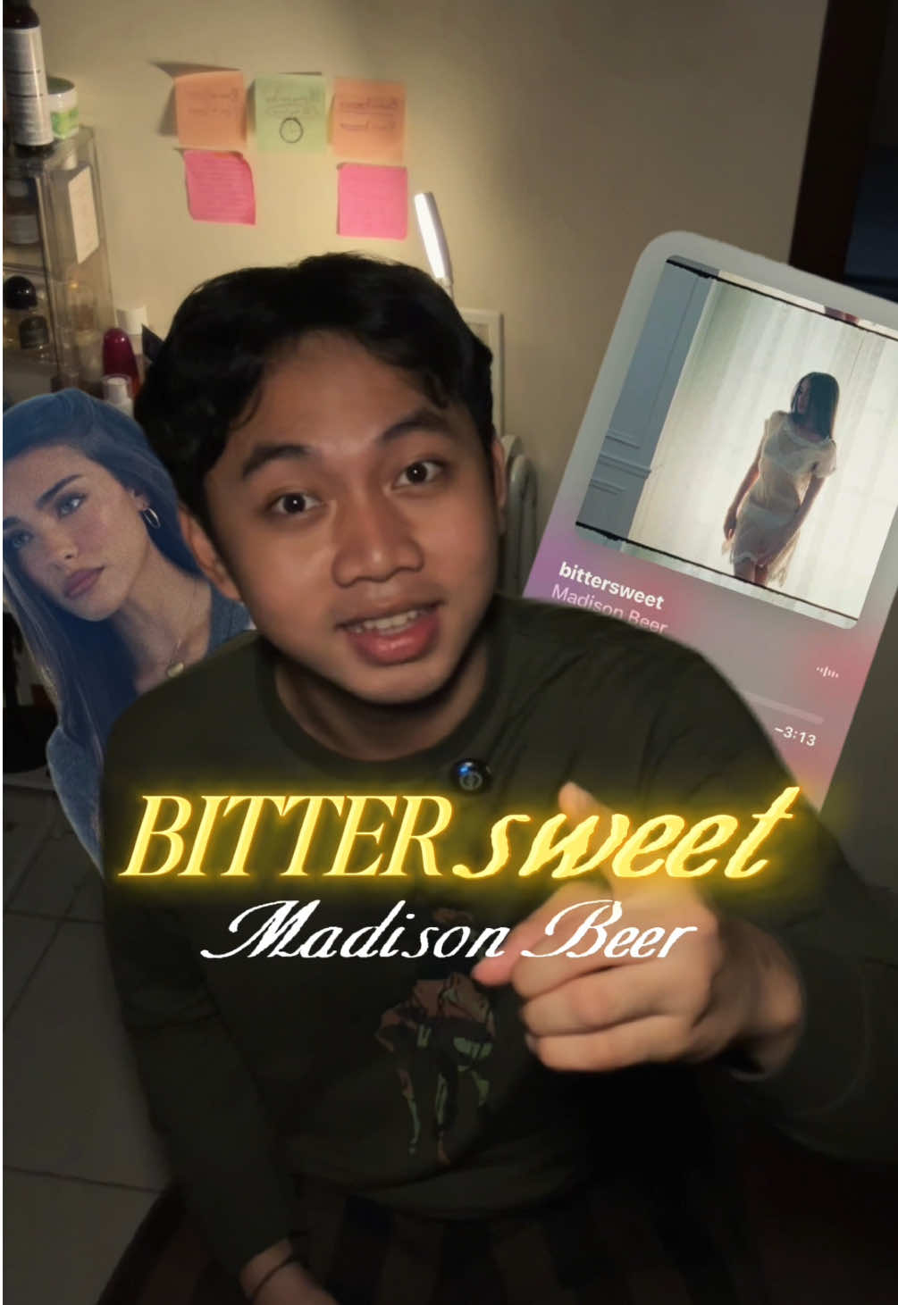 jujur dari kemarin lagu bittersweet ini selalu kuputer puter dimanapun 🫠 jadi, kalian lebih inget sakitnya atau leganya nih guys? ada yang relate ga sama lagunya? drop yuk di comment ✨🙌🏻 #bittersweet #madisonbeer #bahaslagu #songrecommendations #fyp 