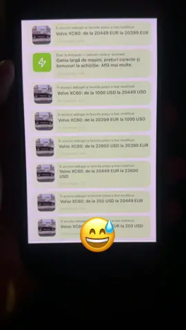 Proprietarul se străduiește din răsputeri să vândă acesta mașină, folosește toate tehnicile posibile…😅