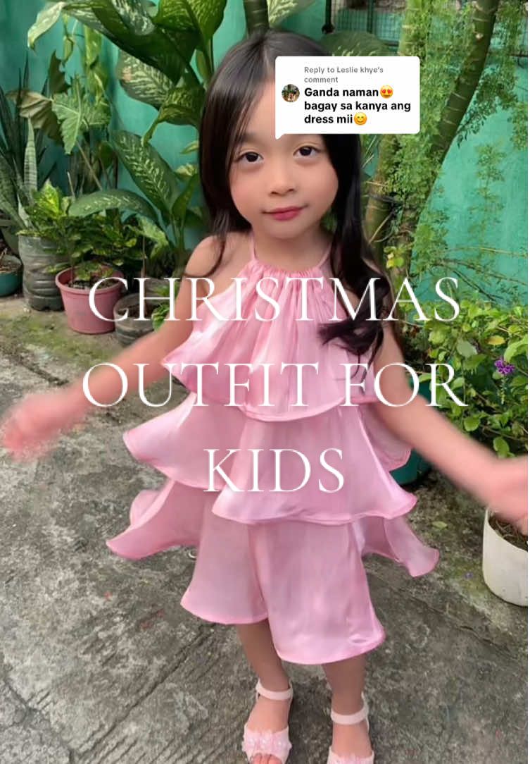 Replying to @Leslie khye 😍  #xmasoutfit #kidsdress #kidsoutfit #dressforkids #msjoyaks 