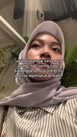 intinya gausah berharap feedback sama orang lain