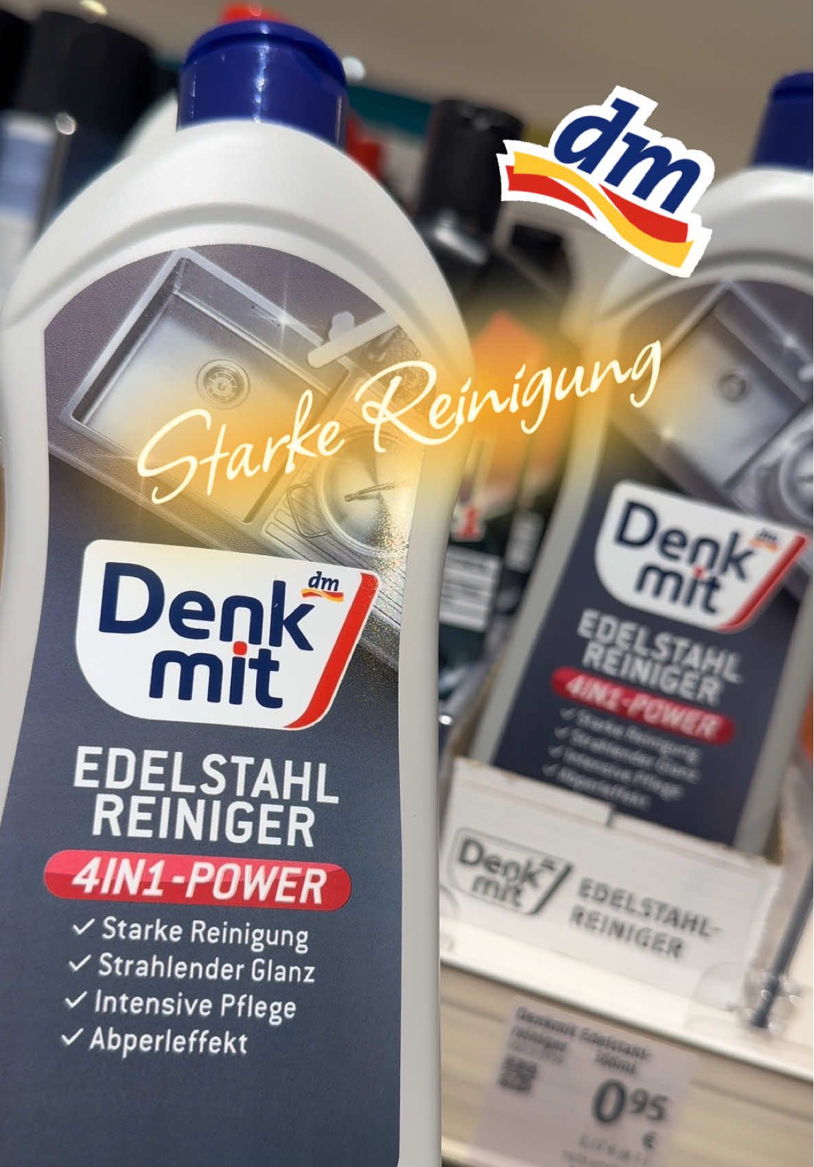 dm Reiniger Edelstahl | Abperleffekt | Spülbecken strahlender Glanz | Intensiv pflege | starke reinigung |  4 in 1 power | Entfernt Fett und harten Dreck | Tiefenreinigung | schnelle wirkung | günstig und preiswert | dmhaul | dmhack | Deogerie | dm denk mit | dm hack | dm haul | putzen lifehack | sauber machen | clean with me | putzen einfach gemacht | kitchen | küche | haushaltstipps | tipps und tricks | geheimtipp | wundermittel | viral haul | waschbecken | wasserhahn | spüle | neu | für dich | for you | oberflächen reinigen  reinigung | putz hack | cleaning hacks | all purpose cleaner | putzhaul | Genialer Tipp | kalk entferner | kalkablagerung | kalk frei | kalk entfernen | #dm #putzen #sauber #LifeHack#clean 