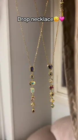 Drop necklace 😩💗 #egypt🇪🇬 #accessories #jewelry #necklace #dropnecklace 
