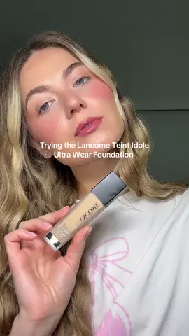The way this made my skin look so good without being cakey! 😍  #lancometeintidole #foundationreview #tryingnewmakeup @Lancôme 