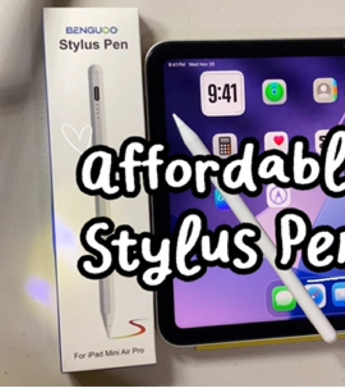 Here’s one of my reco for Ipad accessories you need🤍🫶🏻 #creatorsearchinsight #styluspen #benguoqstyluspen #fyp #makeitviral 