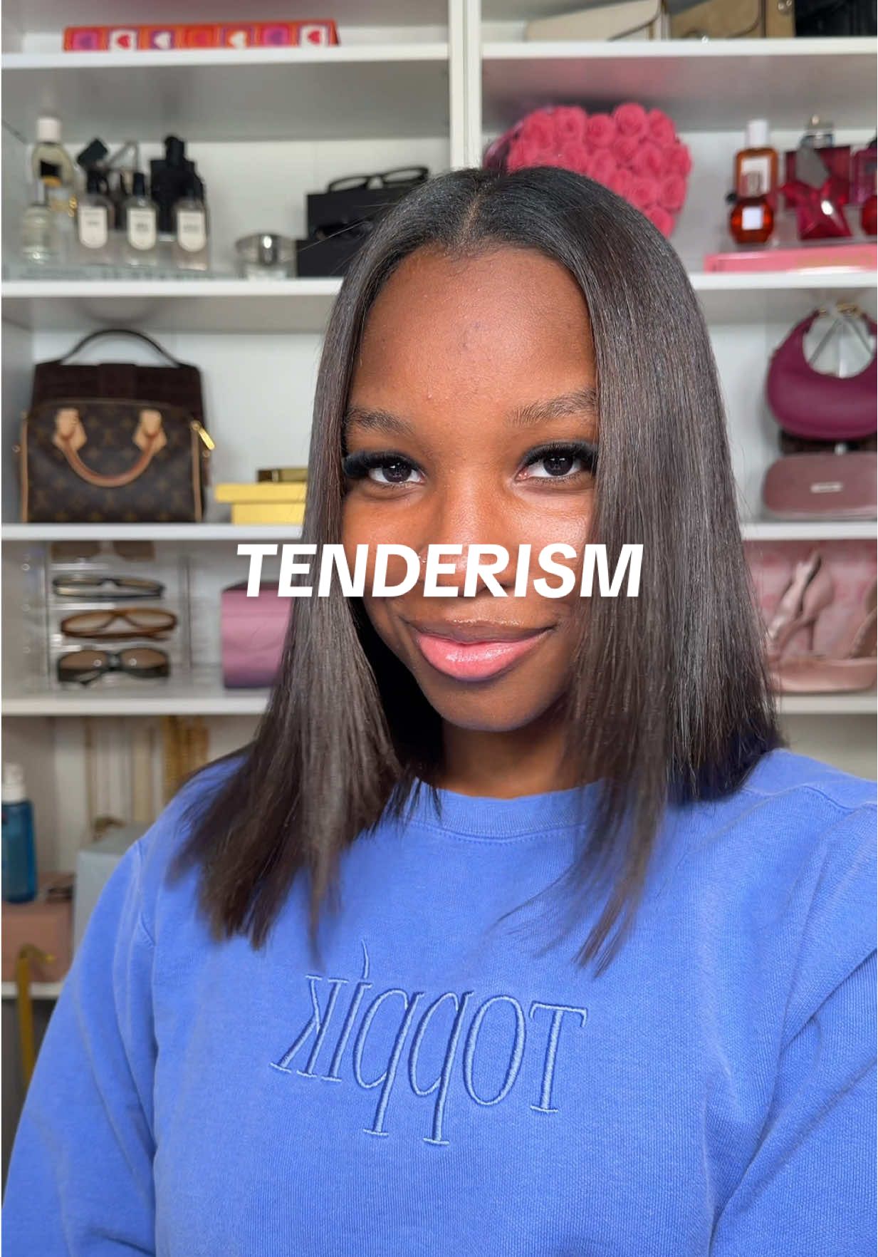 Silk press season is here & I am ready🤭 It’s been a full year since my bob & 6 months since my last hair cut so we are officially serious about growing my hair out🫣 I do have some breakage bc I had a ball on my birthday month but we’ll be back real soon so lmk if y’all want the process on that! #silkpress #tenderism #brownhair #grwm 