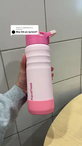 Replying to @asdfghjklpouy here darling🩷 #boot #aquaflaskboot #pinktumbler #flaskboot #pink 