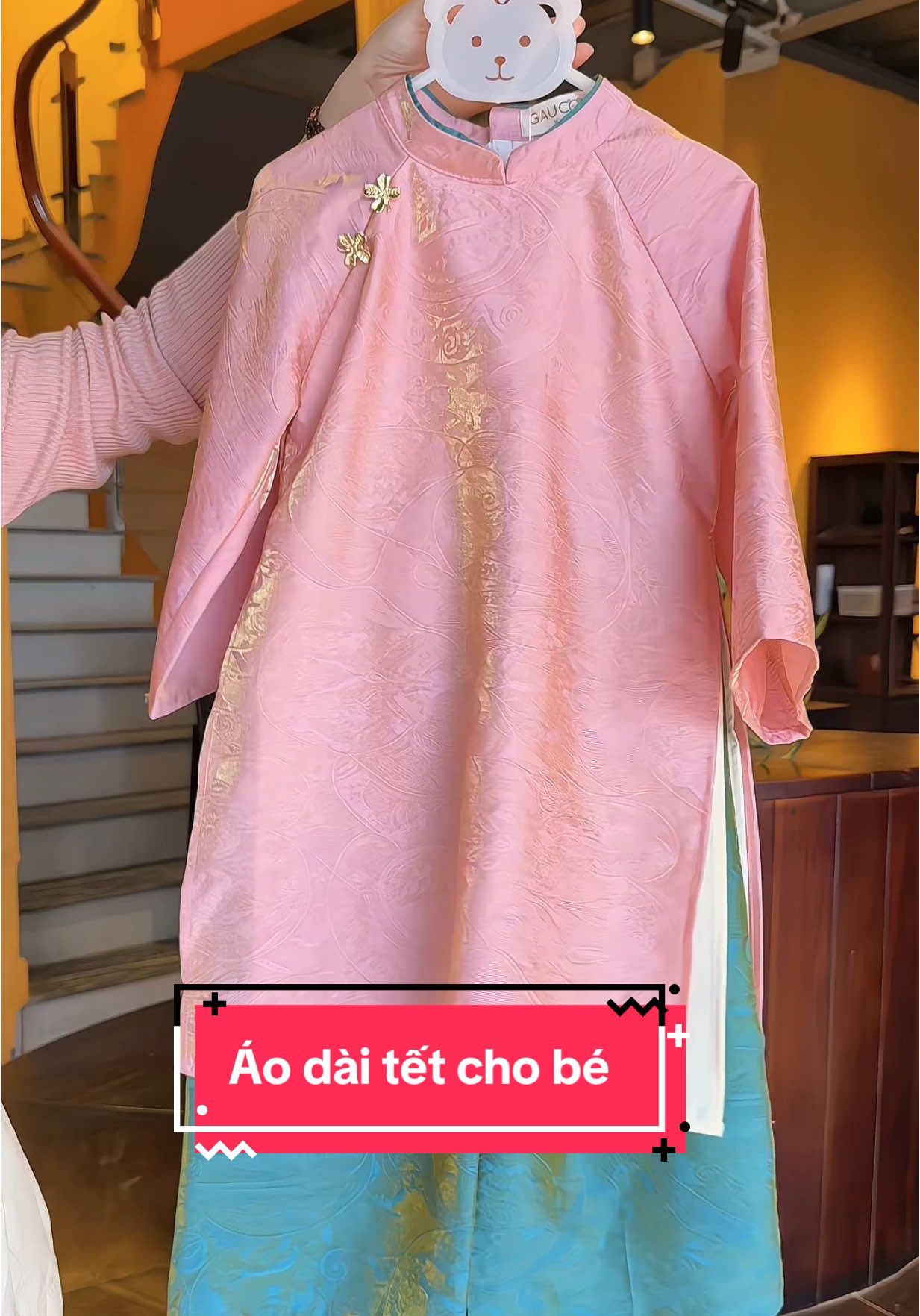 Áo dài cho bé#duongnhim #aodaitetchobe #aodaitet #aodaitetbegai 