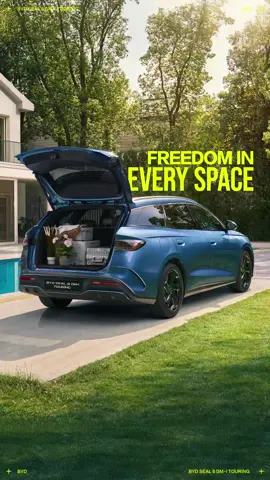Pack it all in! More space means more freedom with the BYD SEAL 6 DM-i Touring. 🧳🎒🛍️ #BYD #BuildYourDreams #BYDSEAL6DMi