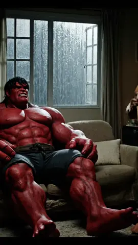 Hulk Vermelho teve que comprar um aquecedor! 