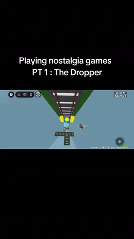 Playing nostalgia games   PT 1 : The Dropper! #nastolgia #flashbacks #OldRoblox #viral #calmmusic