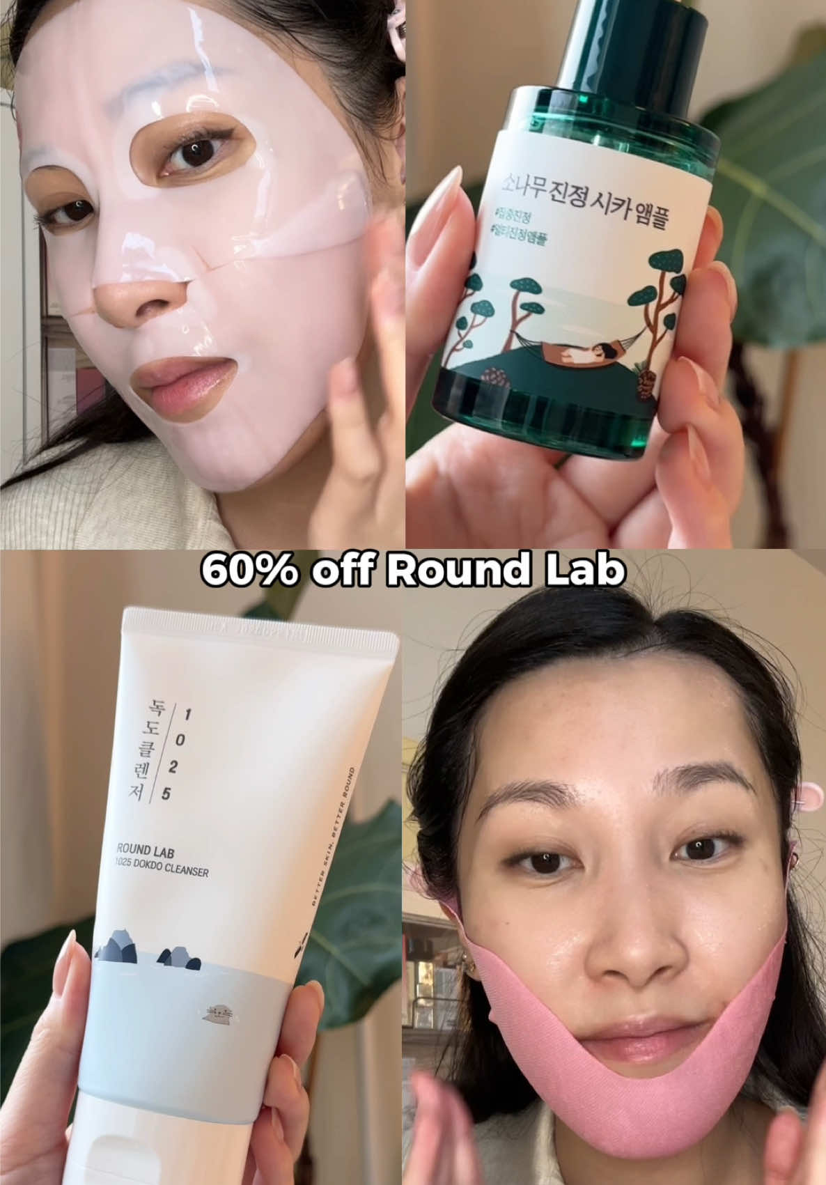 As a beauty product developer, Round Lab has consistently been one of my favorite brands! Here are a few recommendations to add this cart this holiday season (whether it's for yourself or a friend...hehe) 1025 Dokdo Cleanser                                                                 Pine Calming Cica Ampoule                                                                 Birch Juice Moisturizing Mask                                                                 Camellia Deep Collagen V Lifting Gel Mask                                                                 Camellia Deep Collagen Firming Gel Mask                                                                 Pine Calming Cica Mask                                                                 1025 Dokdo Hydrating Water Gel Mask #kbeauty #koreanskincare #roundlab #bfcm #skincarereview @ROUND LAB 