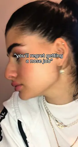 not regretting any second 🤭✨  I don’t want to encourage anyone to do it. We are all beautiful as we are!!! ✨ But for me, it was the best decision ever!  #nosejob #nose #nosejobcheck #beauty 