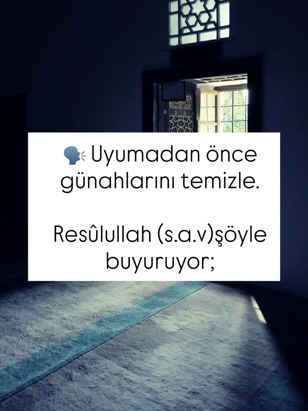 Uyumadan önce günahlarınızı temizleyin kardeşlerim Selam ve Dua ile Allah'a emanet olun 🌸📿✨ #allah #amin #elhamdülillah #farz #muslim 